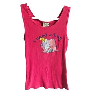 Disney Vintage Dumbo "I Need a Hug" Graphic Tank Top-Medium